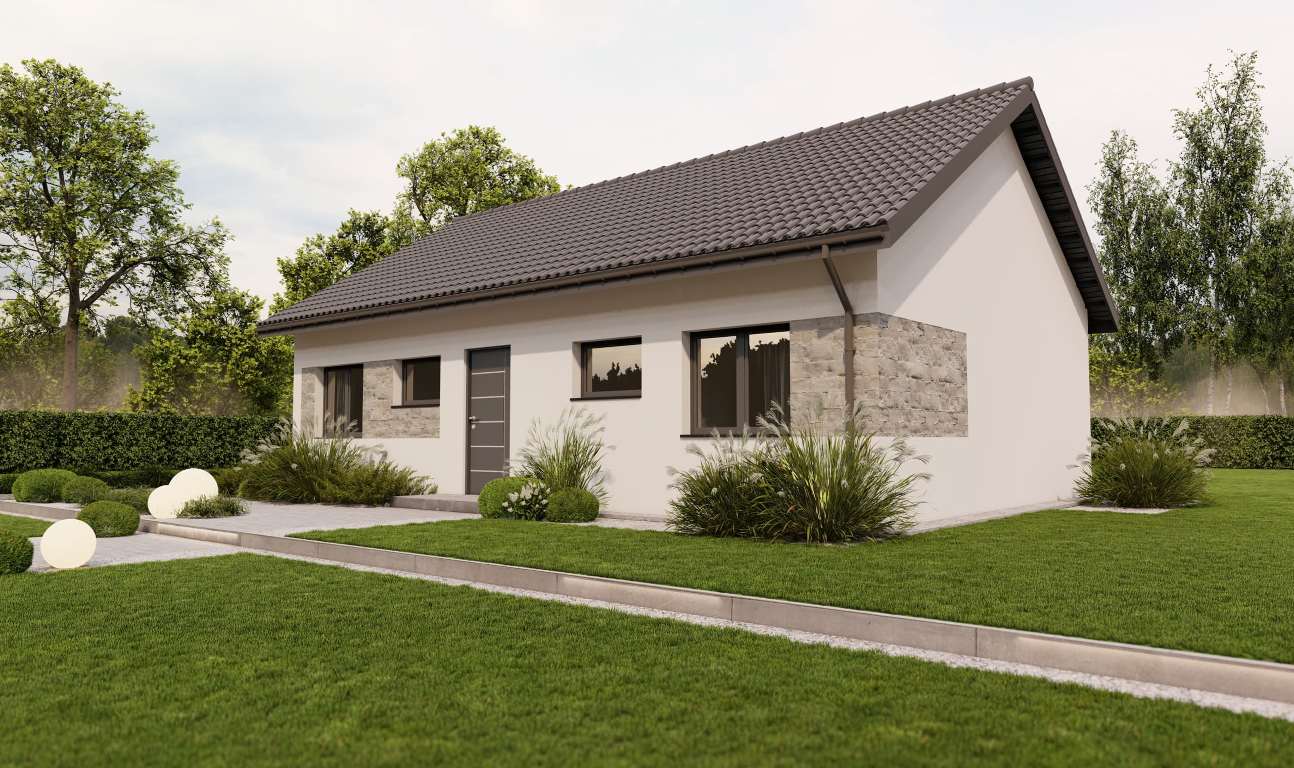 Alpina D — dom 91 m² z opcjonalnym poddaszem — model domu