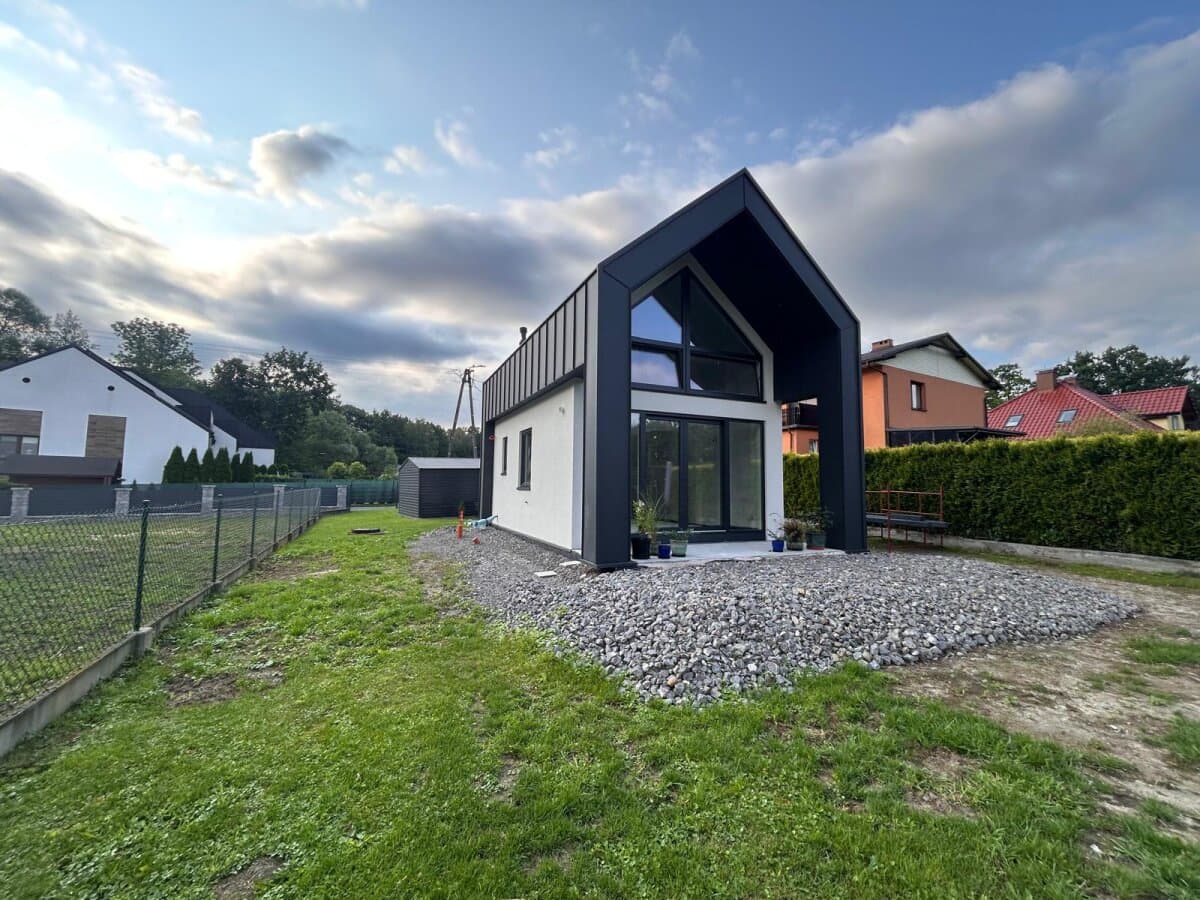 Dom szkieletowy Ekodom 50 — 35 m² zabudowy, do 50 m² użytkowej — SYSTEM-S Grzegorz Kozubek