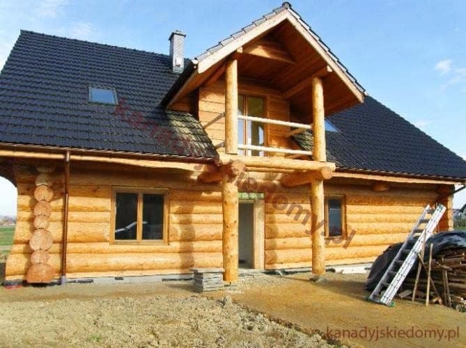 Dom z bali 193 m² w Nowym Sączu (projekt nr 09), Zbigniew Szewczyk