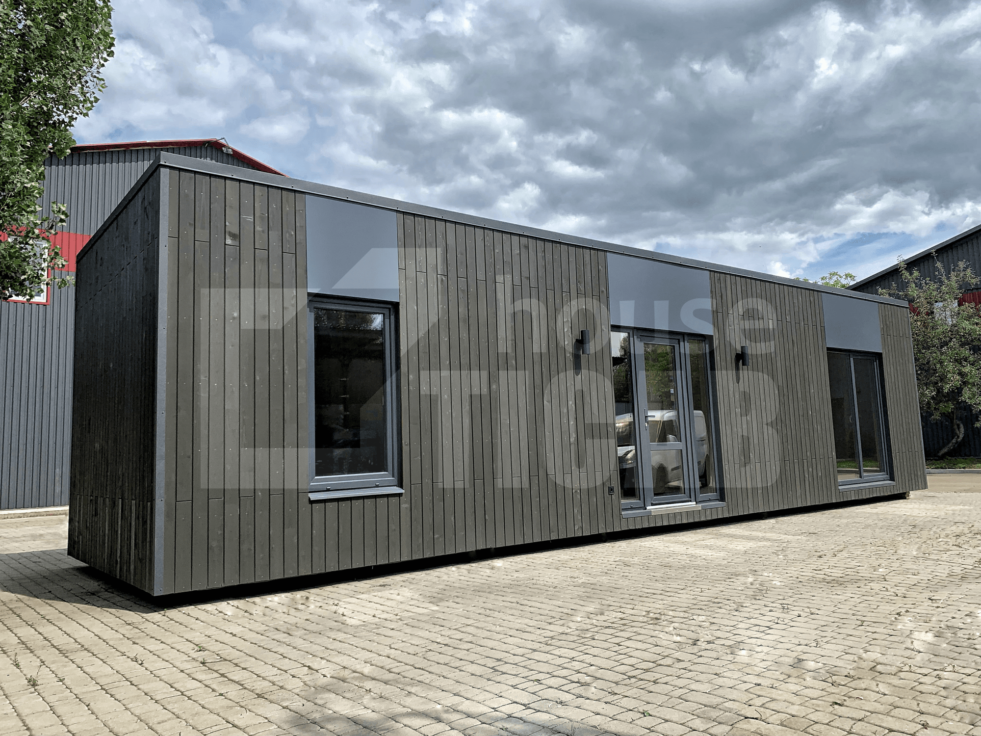 Dom modułowy Sicilia — 12,35 × 3,4 m, 42 m² — TICAB House (TICAB Corporation)