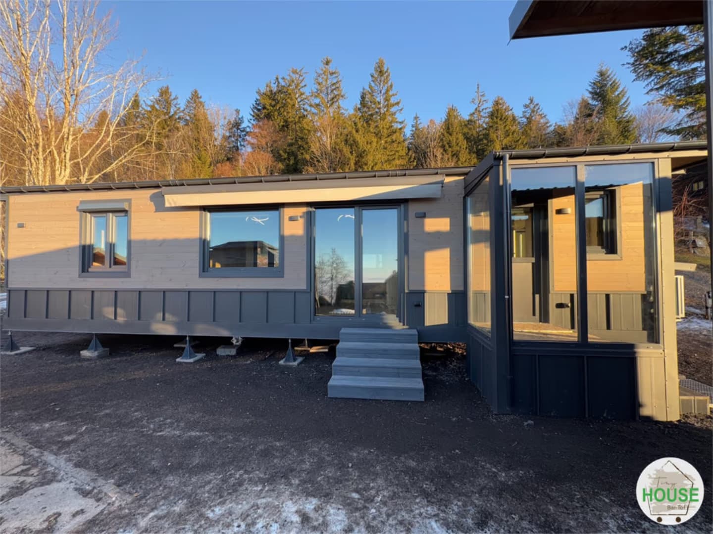 Tiny House MEGA 12 × 4 m, ok. 48 m² — Tiny House BAR-TOF