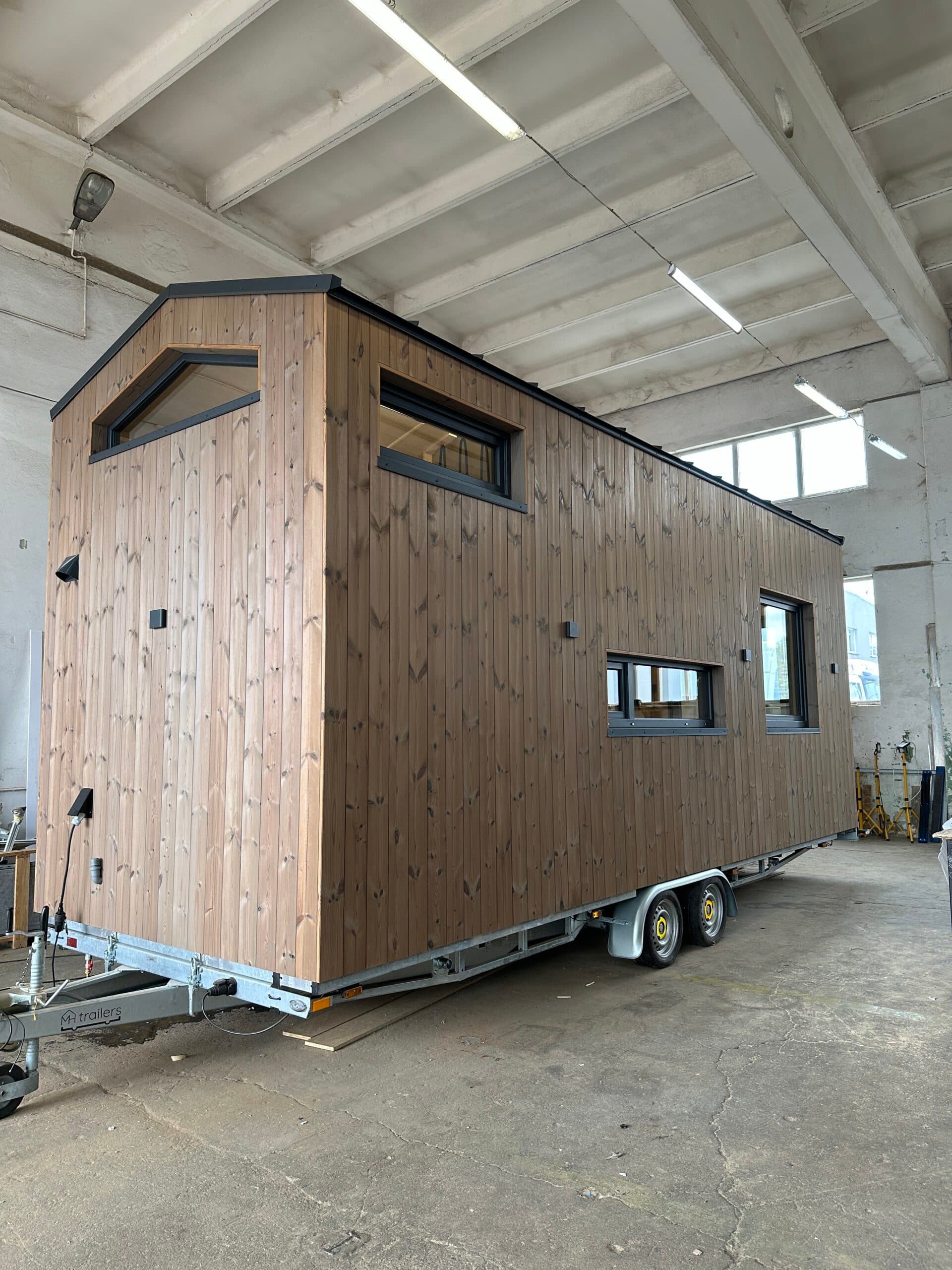 Tiny house III na podwoziu — 18 m², 7,2 × 2,5 m — model domu