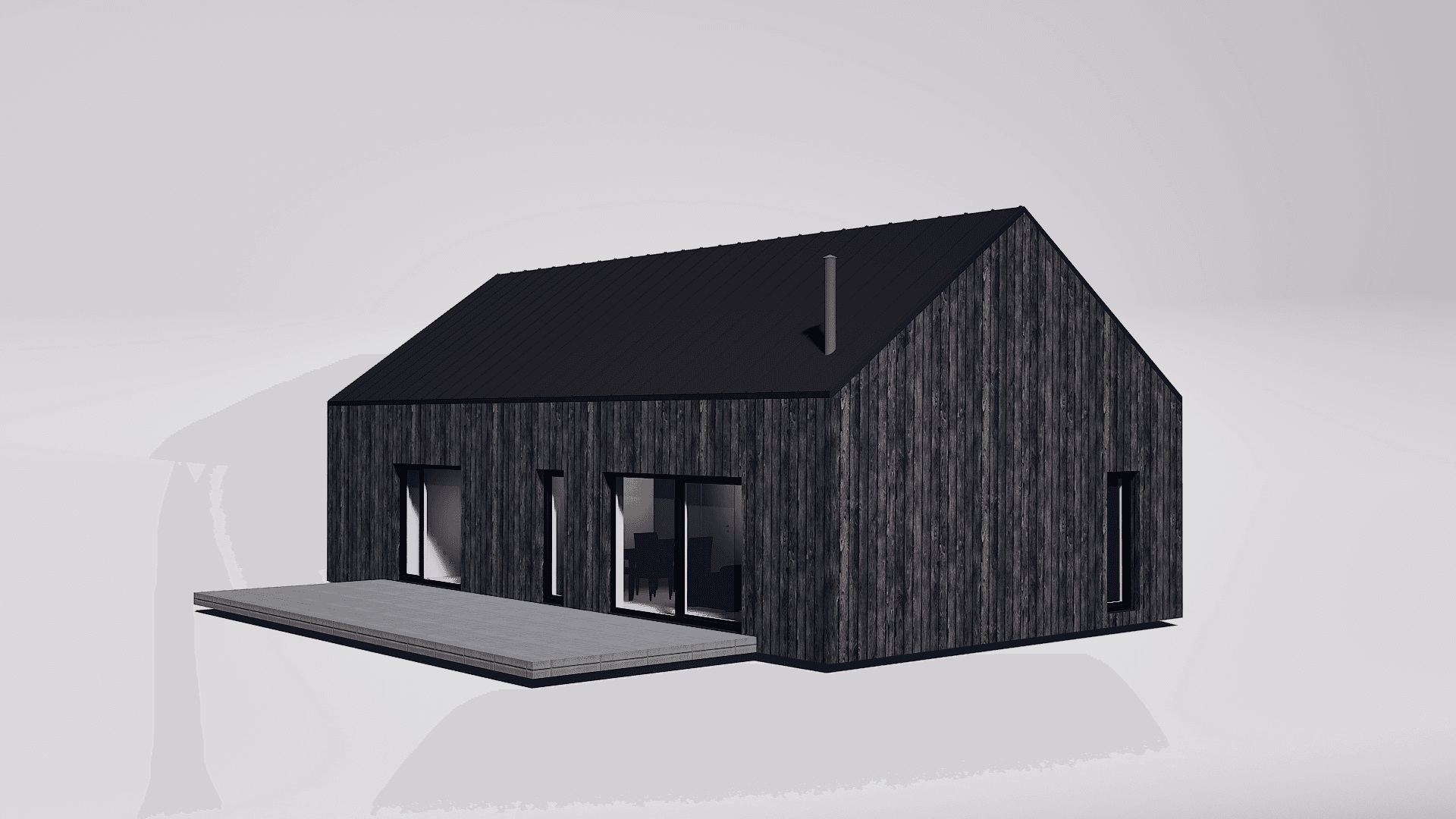 TREMI L105 — dom rodzinny z CLT, 105,95 m² użytkowej — TREMI Sp. z o.o.
