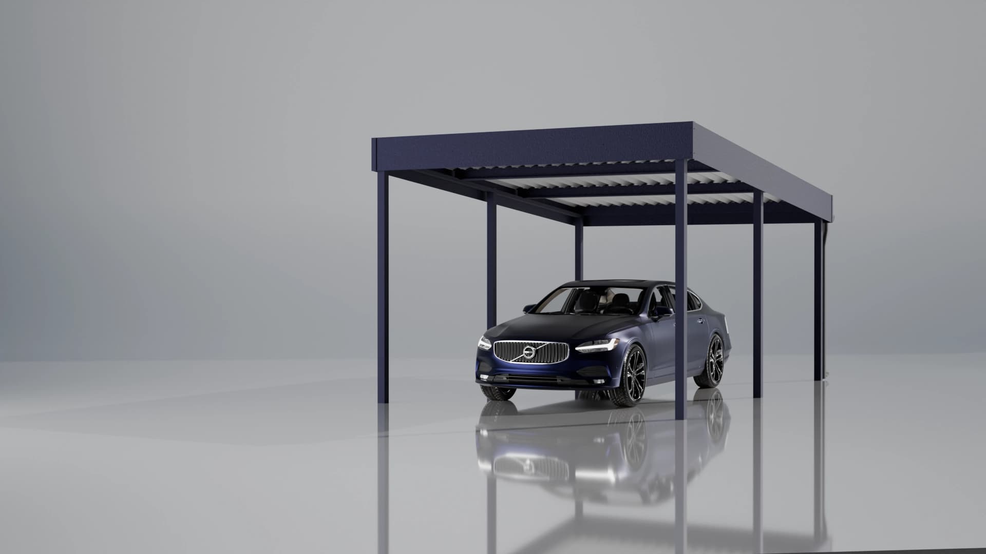 Wiata garażowa (carport) 4 × 6 m — Viaty