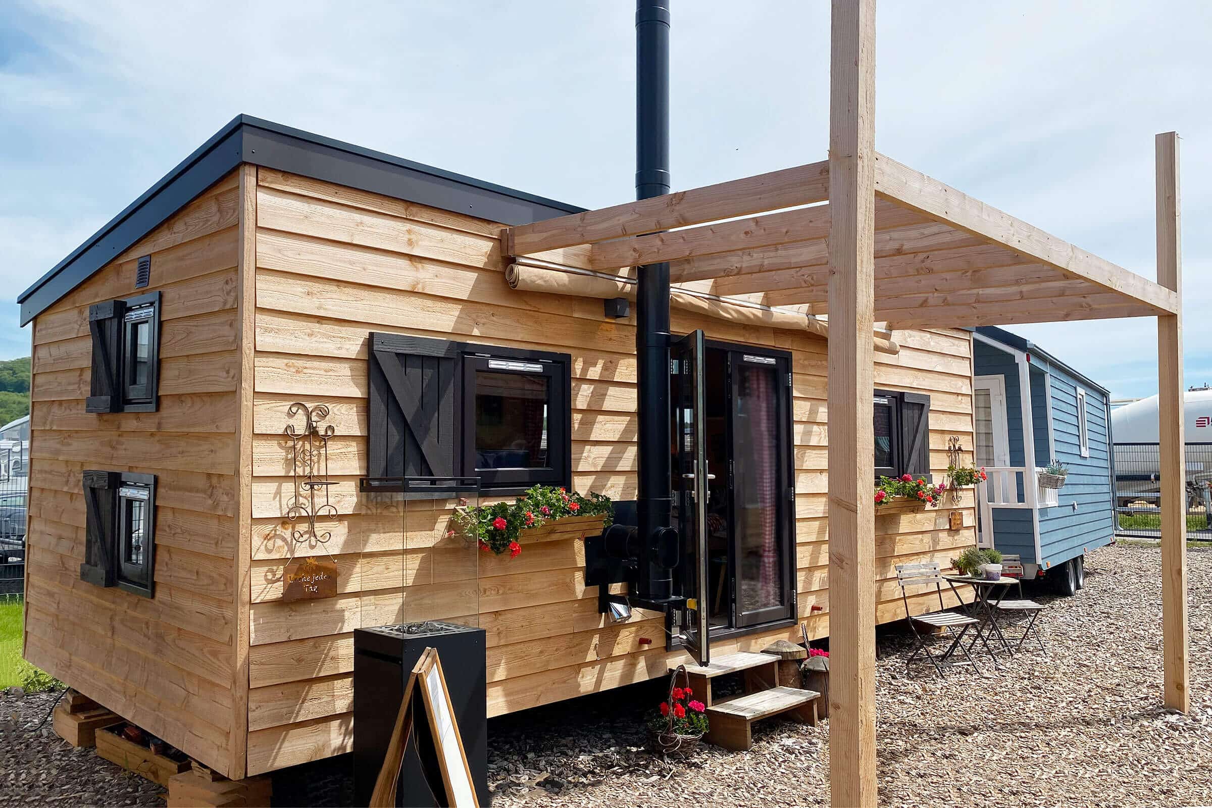 Mobilny chalet Allgäu — 18 m² — model domu