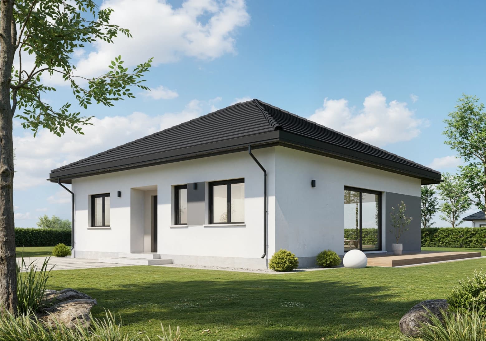 Dom parterowy 88 m² – 2 pokoje, Vizja Development