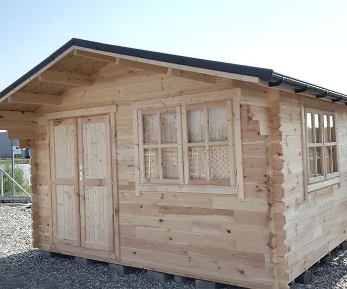 Domek ogrodowy Jeremi 400 × 400 cm — 16 m² — WOOD & PLAY sp. z o.o.