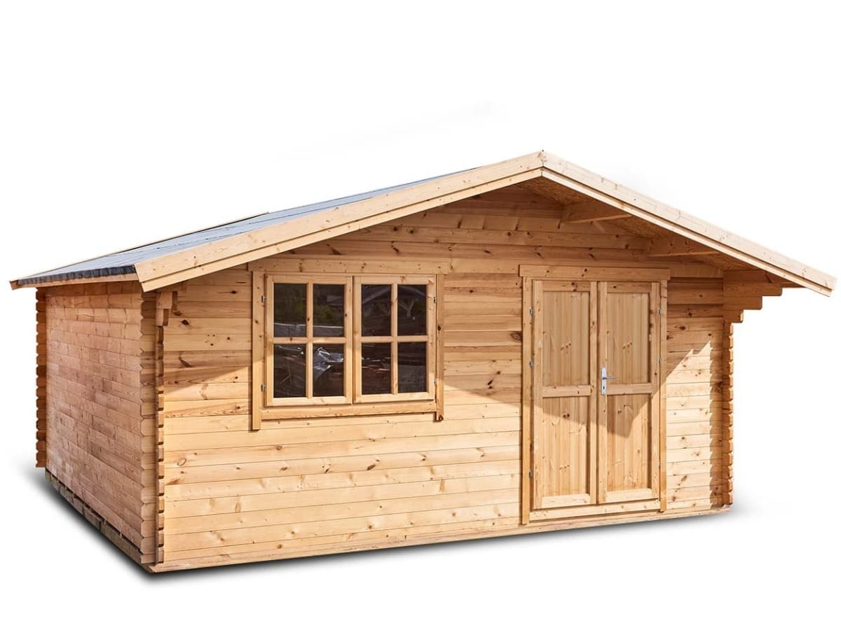 Domek ogrodowy Jeremi 500 × 500 cm — 25 m² — WOOD & PLAY sp. z o.o.