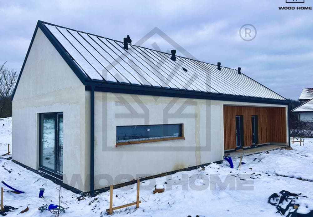 Dom szkieletowy WH Simple 100 — Warszawa, realizacja Wood Home