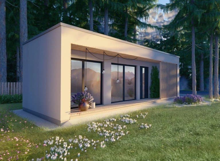 Dom szkieletowy Magurski 01 — 25,24 m², 4,63 × 9,42 m — MKWOODBROS Sp. z o.o. (WoodBros)