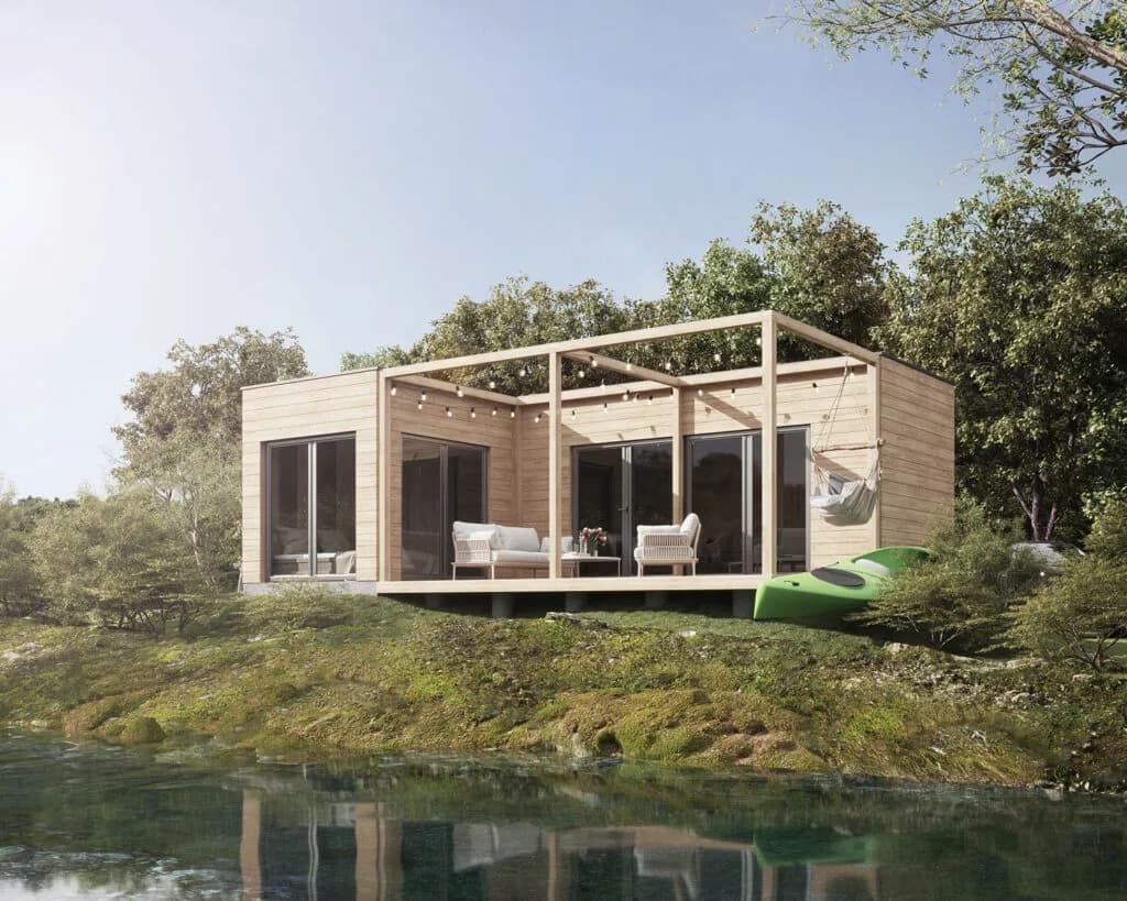 Dom rekreacyjny modułowy HAV 28 — 27,29 m² — model domu