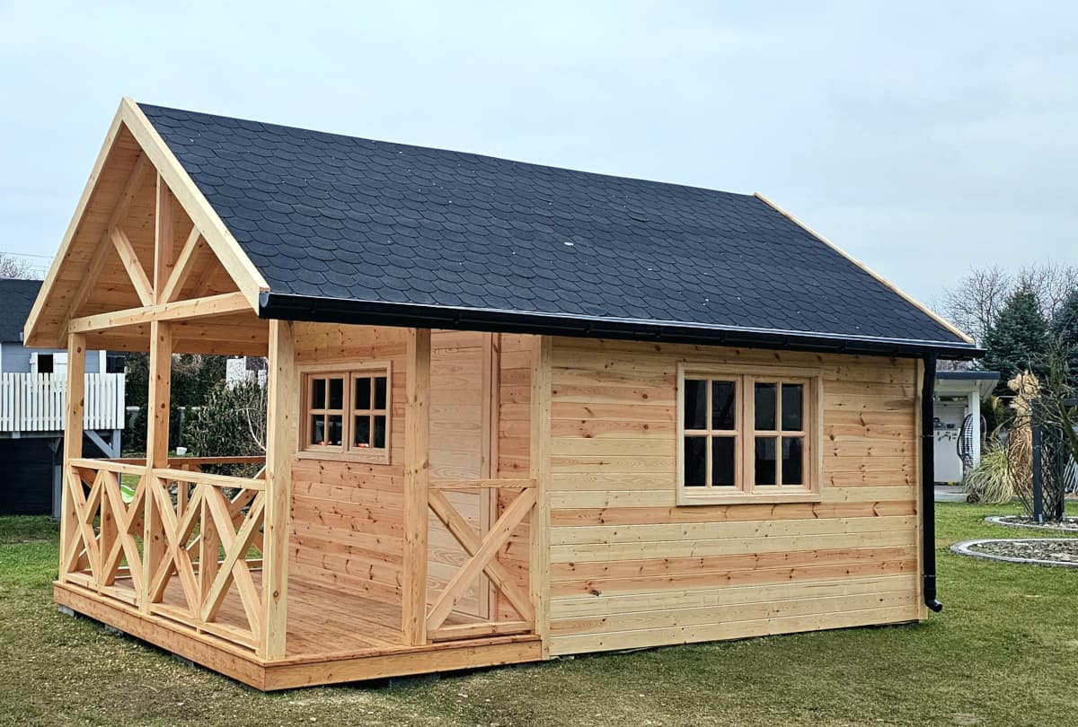Domek letniskowy ROD — 6 × 4 m — Woodivio
